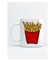 Patates Sticker Baskı Porselen Kupa Bardak
