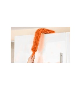 Mikrofiber Bükülebilen Toz Tüy Alma Temizleme Aparatı Fırçası Sopası Çift Taraflı Paspas