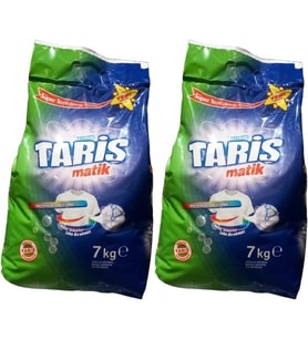 Tariş Matik Toz Çamaşır Deterjanı 14KG Renkli ve Beyazlar için (2PK*7KG) (106 Yıkama)