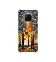 PrintiFy Huawei Mate 20pro ile Uyumlu Düşlerin Dansı Serisi Yıldız Yolculuğu Tasarımlı Uv Baskılı Köşe Korumalı Antişok Kılıf