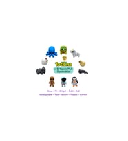 10lu Set Aslan – Fil – Ahtapot – Ördek – Kedi Kurabiye Adam – Tavuk - Unicorn – Penguen – Astronot