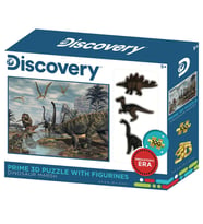 Prime 3D - Dinozor Bataklığı 100 Parça Puzzle ve Figür Set 15546