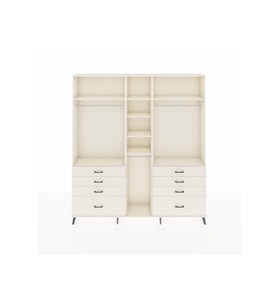Arges Gardrop 8 Raflı 8 Çekmeceli 3 Askılı 220x30x243 Aytaşı-Aytaşı