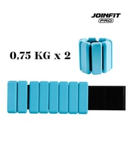 Joinfit Pro Ayarlanabilir El ve Ayak İçin Bilek Ağırlığı 0,75 KG X 2 Adet (Mavi)