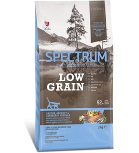 Düşük Tahıllı Somon, Hamsi ve Yaban Mersinli Yetişkin Kedi Maması 2kg