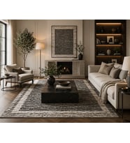 Norm Prestige Şönil Vintage Dokuma Halı-30-016-GRİ