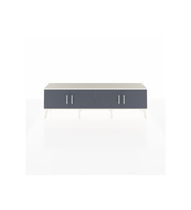 Arges TV Ünitesi 2 Raflı 4 Kapaklı 176x30x51 Aytaşı-Antrasit