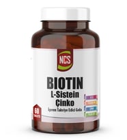 Ncs Biotin 2500 Mcg L Sistein Çinko 60 Tablet
