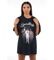 Eyvallah Tupac Snoop Dogg Müslüm Gürses Parodi Gangsta Unisex Premium Oversize T-Shirt (Beyaz)