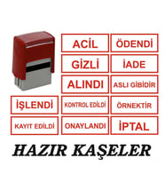 NOT YAZ EKSPRES KAŞE HMK- 8667 HAZIR MUHASEBE KAŞELERİ - TEKLİ