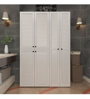 Kenzlife membran çamaşır kurutma makinesi dolabı yaromira byzbyz panjur 180*120*64 mebran kapak suntalam gövde (Beyaz)