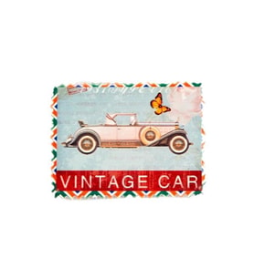 Buzdolabı Magneti Vintage Car (Karışık)