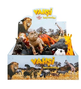 S00000725 VAHŞİ HAYVANLAR FOAM SESLİ 27CM