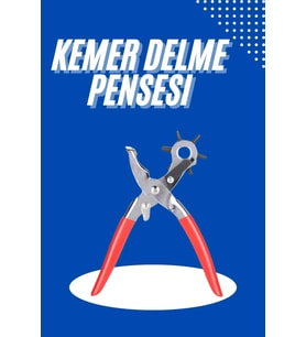 Kemer Delici Kemer Delme Pensesi Delik Açıcı Şık Atı At