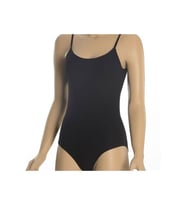 Kadın Siyah Ip Askılı Çıtçıtlı Body (Siyah)