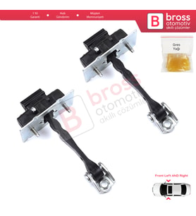 Citroen C4 Picasso SpaceTourer MK2 9676345180 İçin 2 EA Ön Sağ ve Sol Kapı Gergi Yayı