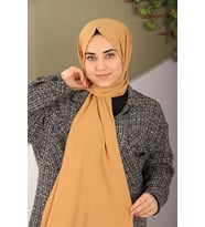 Hardal Sima Medine İpeği Şal