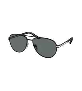 Prada SPRA54 1BO5Z1 60 Polarize Erkek Güneş Gözlüğü (Siyah)