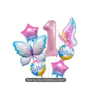 KELEBEK FOLYOLU PARTİ YAŞ BALON SET