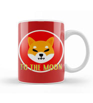 Shiba Lnu Coin To The Moon Kupa Bardak Porselen
