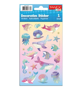 Tanex Puffy Okyanus Hayvanları Serisi TNX-27247