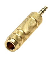Powermaster PM-29964 3.5 Mm Stereo Erkek-1 Dişi 6.3 Mm Metal Jack (6.3 Mm-3.5Mm Çevirici)