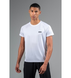 Maraton Regular Erkek Bisiklet Yaka Beyaz T-shirt