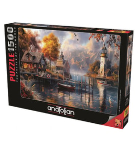 Anatolian 1500 Parça Gölde Sonbahar Puzzle - Michele Farella