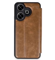 Redmi 13 4G Kılıf Flip Cover - Taba