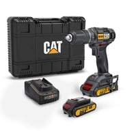CAT DX145.1 18Volt/2.0Ah Li-ion Çift Akülü Profesyonel Şarjlı Matkap