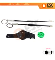 Peugeot 307 3A/C 3E 3H 2001-2008 4/5 Kapı 9634456980 İçin Ön Sol Kapı Cam Kriko Tamir Seti