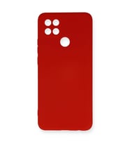 Oppo A15 Kılıf Nano İçi Kadife Silikon - Kırmızı