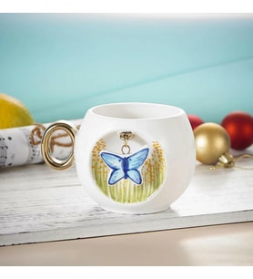 Royking Butterfly Porselen Kupa 300 ml CMT 003
