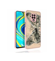 Xiaomi Redmi Note 9 Pro Uyumlu Kılıf Desenli Kamera Korumalı Parlak Zore Nora Kapak