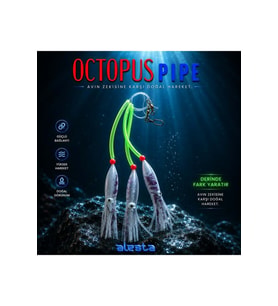 Deep Sea Squid 3 lü Ahtapot Çapari X0247 3K 12cm 0.60 #4/0 A18-25040