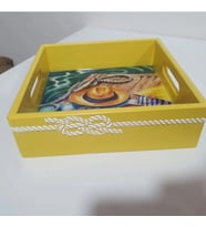Sari Mini Tepsi&Peçetelik