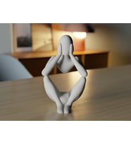 Ev dekorasyonunda modern dokunuş hediyelik dekoratif obje figür 15 cm