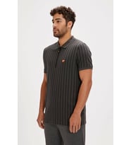 Bad Bear Theo Asphalt Men's Poloneck T-Shirt (Antrasit)