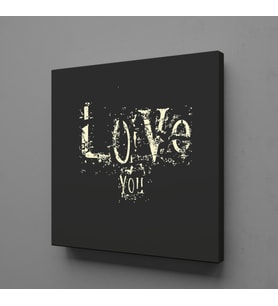 LOVE YOU KANVAS TABLO 170x170cm