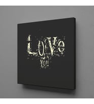 LOVE YOU KANVAS TABLO 170x170cm