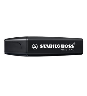 STABILO BOSS ORIGINAL NATURECOLORS FOSFORLU KALEM - SİYAH 70/46