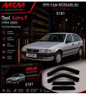Opel Astra F (1992-2002) 4'lü Mugen Cam Rüzgarlığı