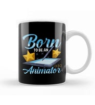 Born To Be An Animator Professional Artist Kupa Bardak Porselen