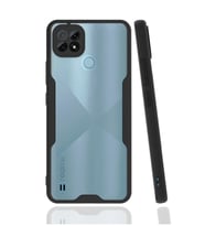 Newface Realme C21 Kılıf Platin Silikon - Siyah