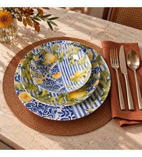 GÜRAL PORSELEN Camelia Lemon 12 Parça 4 Kişilik Yemek Takımı 55742