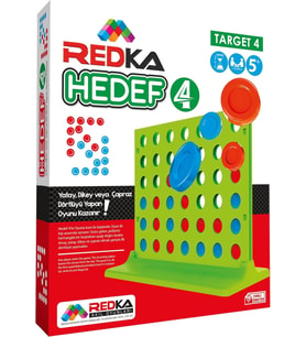 Orijinal Hedef 4 Oyunu - Akıl ve Zeka Oyunu - Hedef Dört Oyunu - Redka Hedef 4 Oyunu - Strateji Oyun