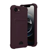 Apple İphone 16e Kelvin Kartvizitli Silikon - Derin Mor