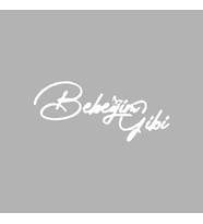 Bebeğim Gibi Araba Sticker siyah 15x6 CM (Beyaz)