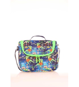 Kaukko Kids Beslenme Çantası Fast Dinosaur L7169 (Lacivert)