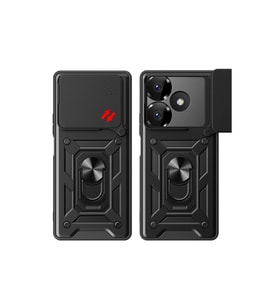13 4g Kılıf Pars Lens Yüzüklü  - Kırmızı